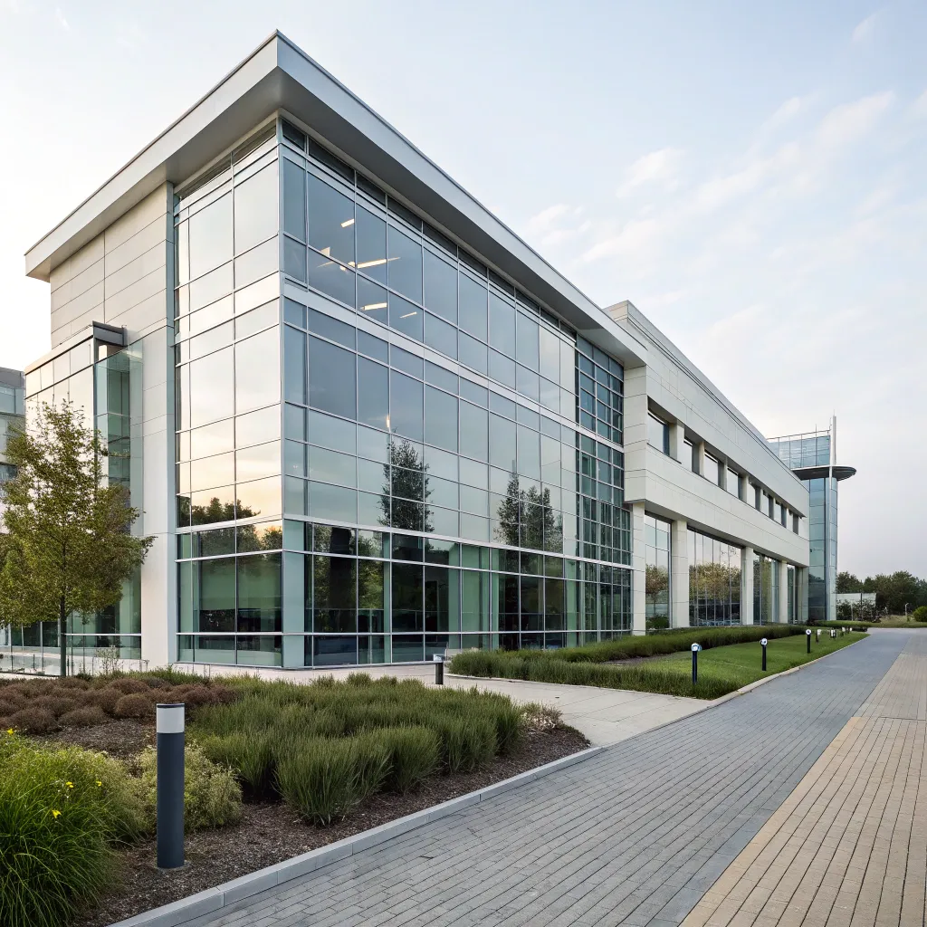 Modern office building