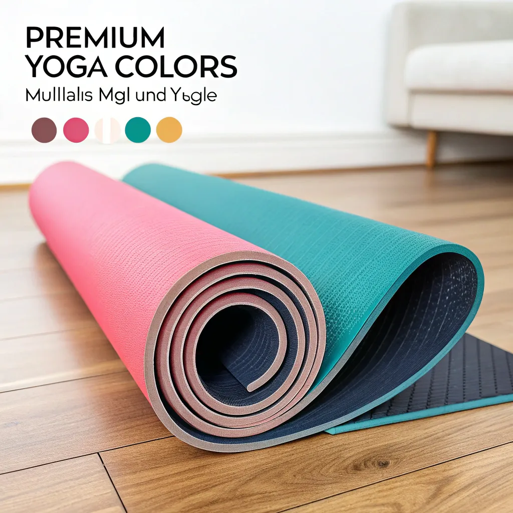 Premium yoga mat available in multiple colors